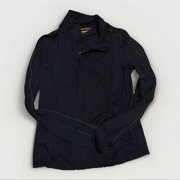 Mondetta Ladies' Jacquard Full-Zip Jacket M Black - Picture 4 of 5